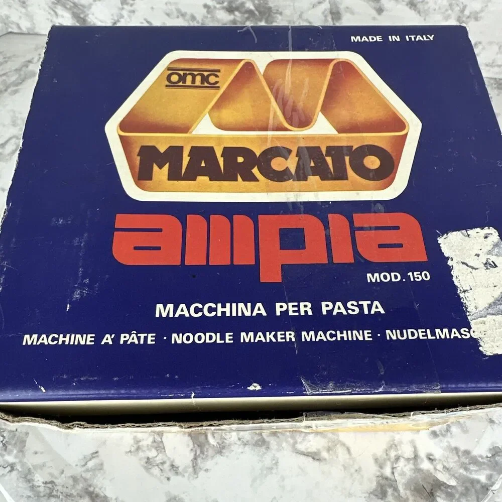 Marcato Ampia Brevettata 150 Vintage Pasta Noodle Maker Heavy Duty Machine Italy